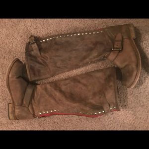 Steve Madden leather riding boots